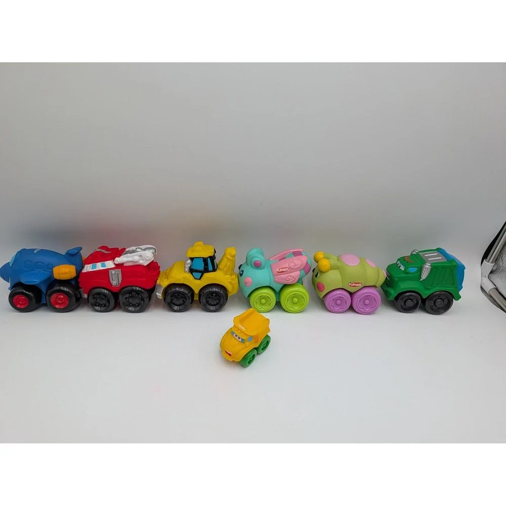 Playskool Tonka Wheel Pals Chuck Friends Toy Vehicle Lot of 8